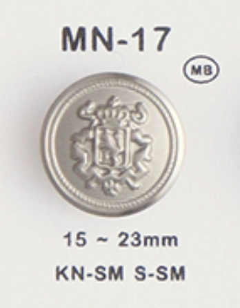 MN17 金屬羈扣[鈕扣] 大阪鈕扣（DAIYA BUTTON）