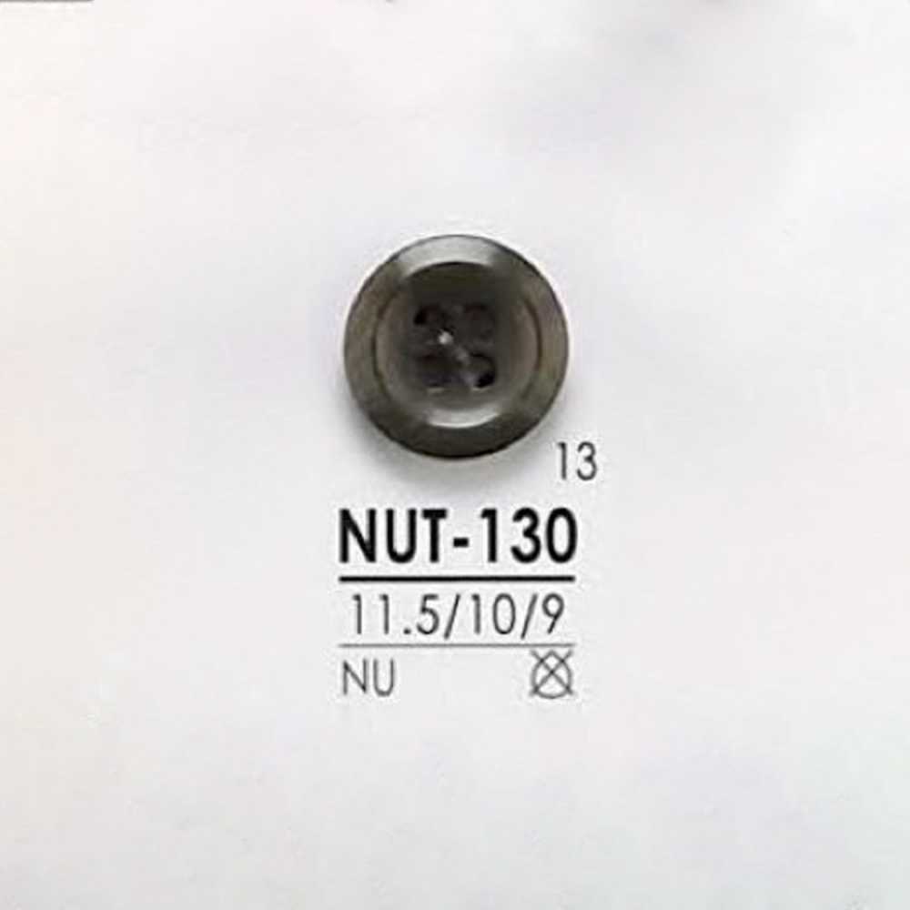 NUT130 天然材質椰殼4孔鈕扣 愛麗絲鈕扣