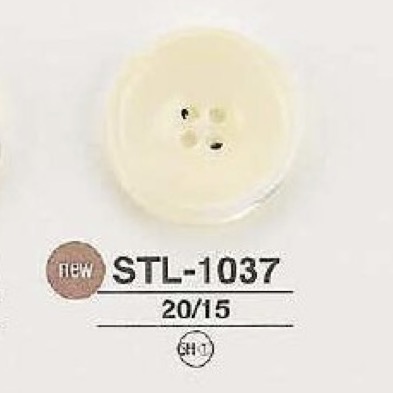 STL1037 尖尾螺貝殼4孔紐扣[鈕扣] 愛麗絲鈕扣