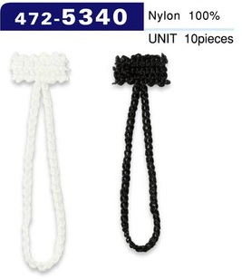 472-5340 扣眼鏈繩子類型總長度 52 毫米 (10 件)[扣眼盤扣] 達琳（DARIN）