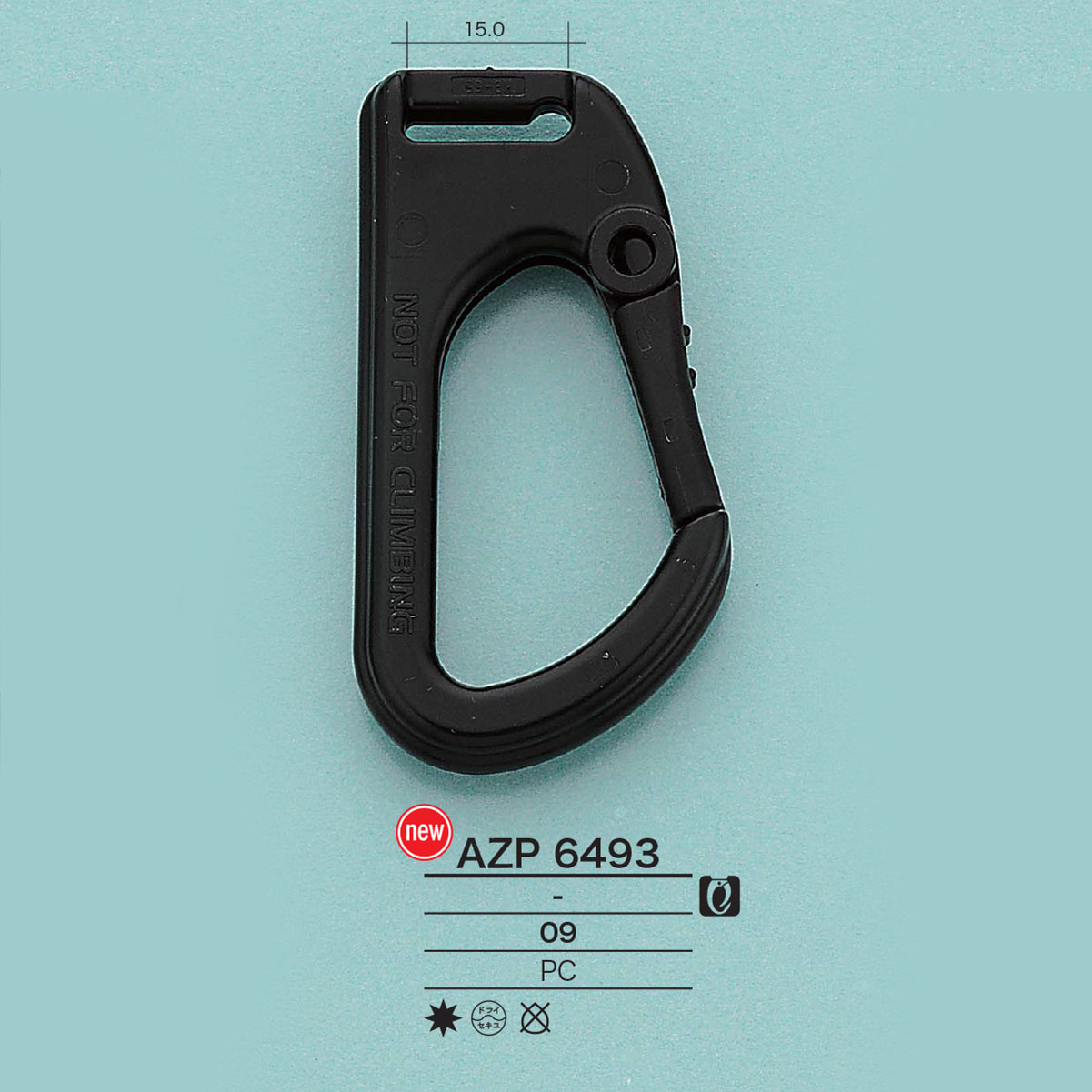 AZP6493 登山扣[扣和環] 愛麗絲鈕扣