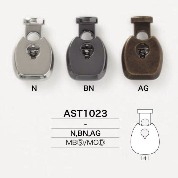 AST1023 黃銅彈簧/壓鑄製 彈簧扣[扣環類] IRIS鈕扣