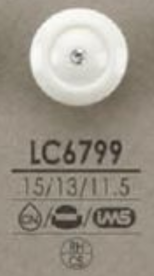 LC6799 用於染色，粉紅色捲曲狀水晶石鈕扣 愛麗絲鈕扣