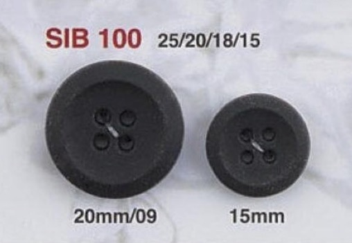 SIB100 Mirable（矽膠）紐扣，前方有 4 個孔[鈕扣] 愛麗絲鈕扣