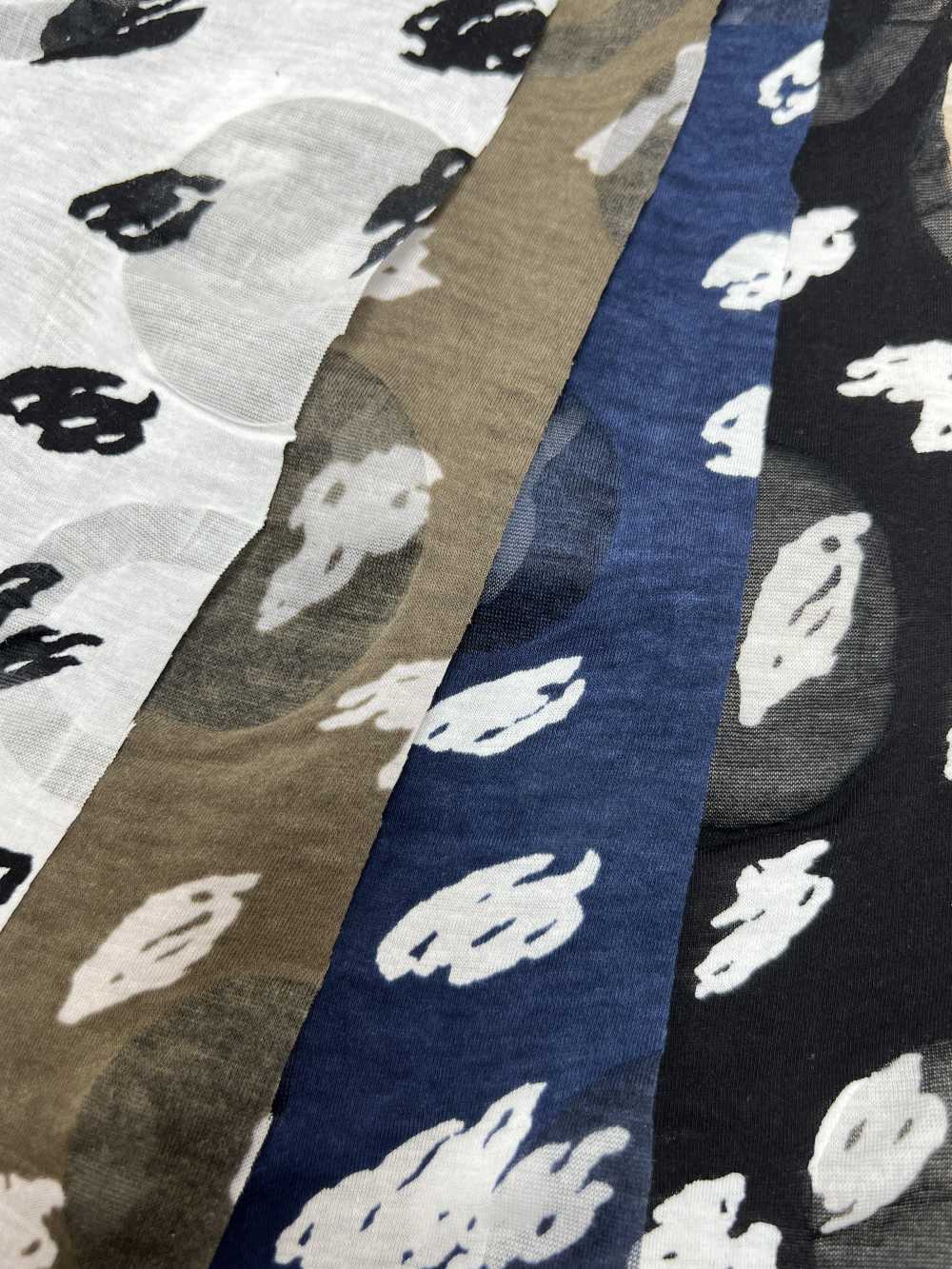 58016-1 波紋平紋針織單色 Kika 圖案[面料] 櫻花公司
