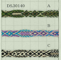 DS30140 Tyrolean帶寬度 9mm[緞帶/絲帶帶繩子] 大貞