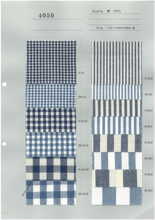 4050 條紋方格格紋[面料] 吉和紡織