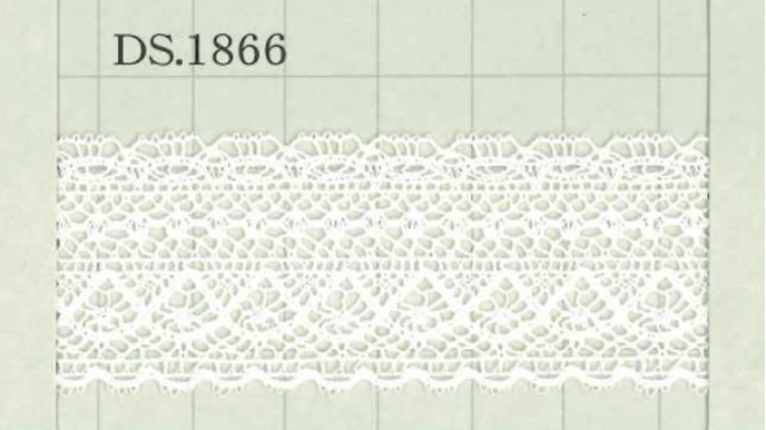 DS1866 棉花蕾絲寬度：28mm 大貞