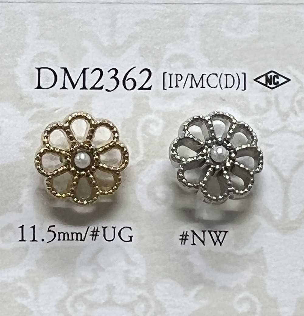 DM2362 珍珠塗層/壓力鑄造跳躍器扣[鈕扣] 愛麗絲鈕扣