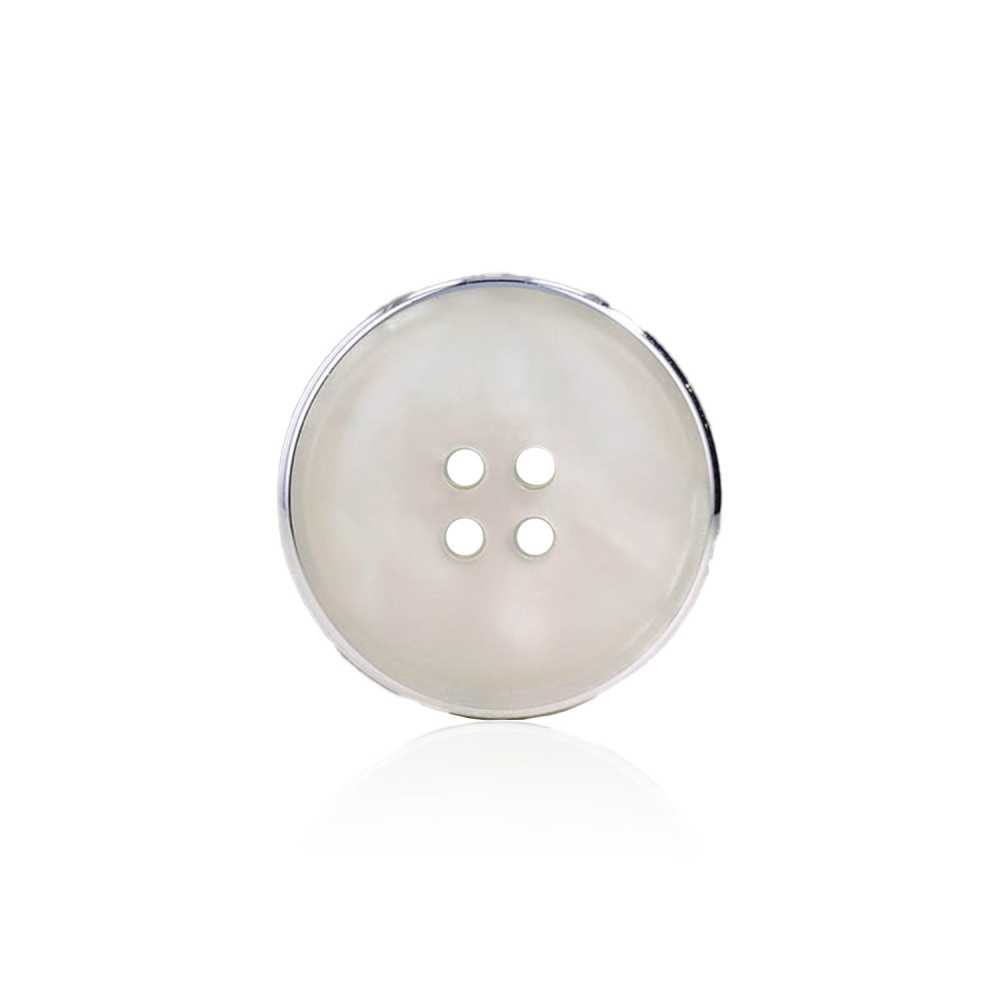 RVS1016F 聚酯纖維樹脂/鋁製4孔紐扣[鈕扣] 愛麗絲鈕扣