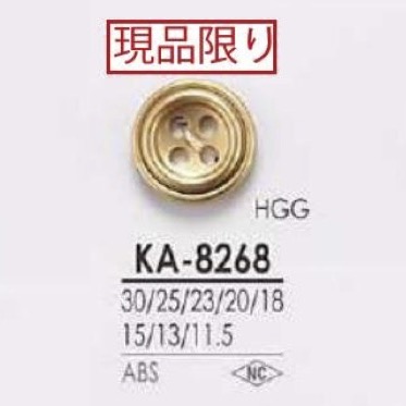 KA8268 ABS樹脂4孔紐扣[鈕扣] 愛麗絲鈕扣