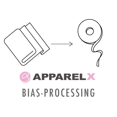 BIAS-PROCESSING 包邊帶切割製程（布料寬度123cm以上160cm以下）[系統]