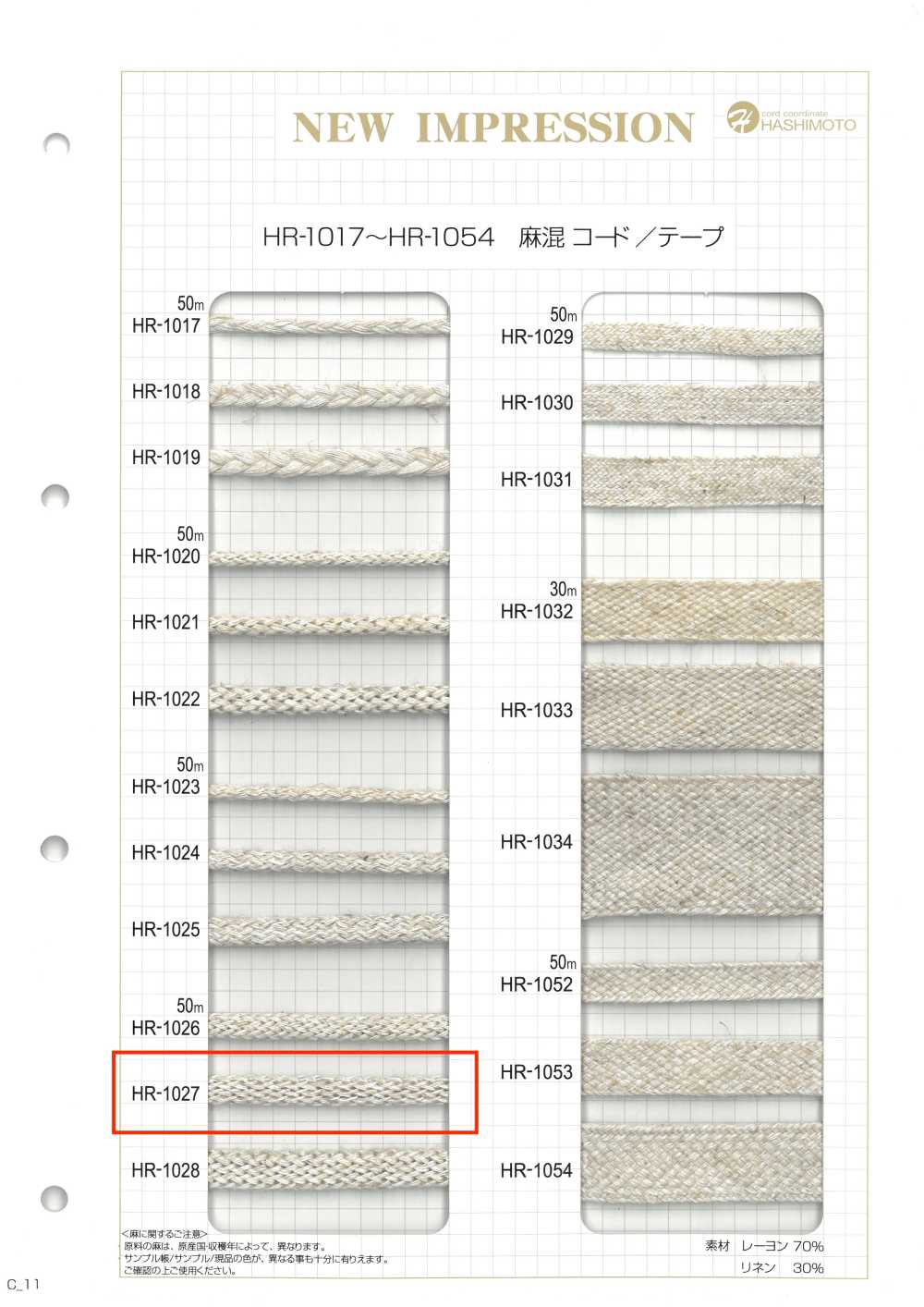 HR-1027 麻混紡經編袋計米器[緞帶、帶、繩子] 無製造商名