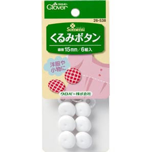 26538 包扣15mm[工藝品用品] 三葉草