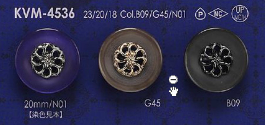 KVM4536 鈕扣（甜多莉時裝） 愛麗絲鈕扣