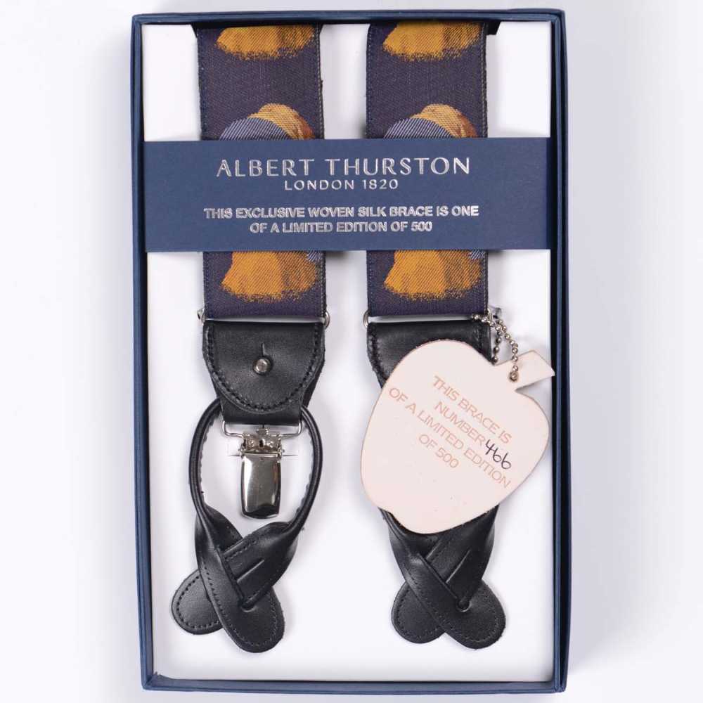 AT-2232 Albert Thurston吊帶限量版40 毫米珍珠耳環少女[正裝配飾] ALBERT THURSTON