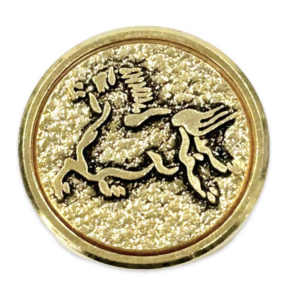 EX114G 日本製造的西裝和夾克用金色金屬紐帶[羈扣]