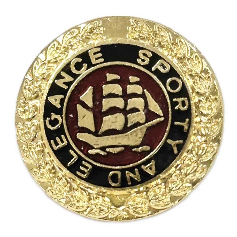 P16 日本製造的西裝和夾克用金色金屬紐帶[羈扣]