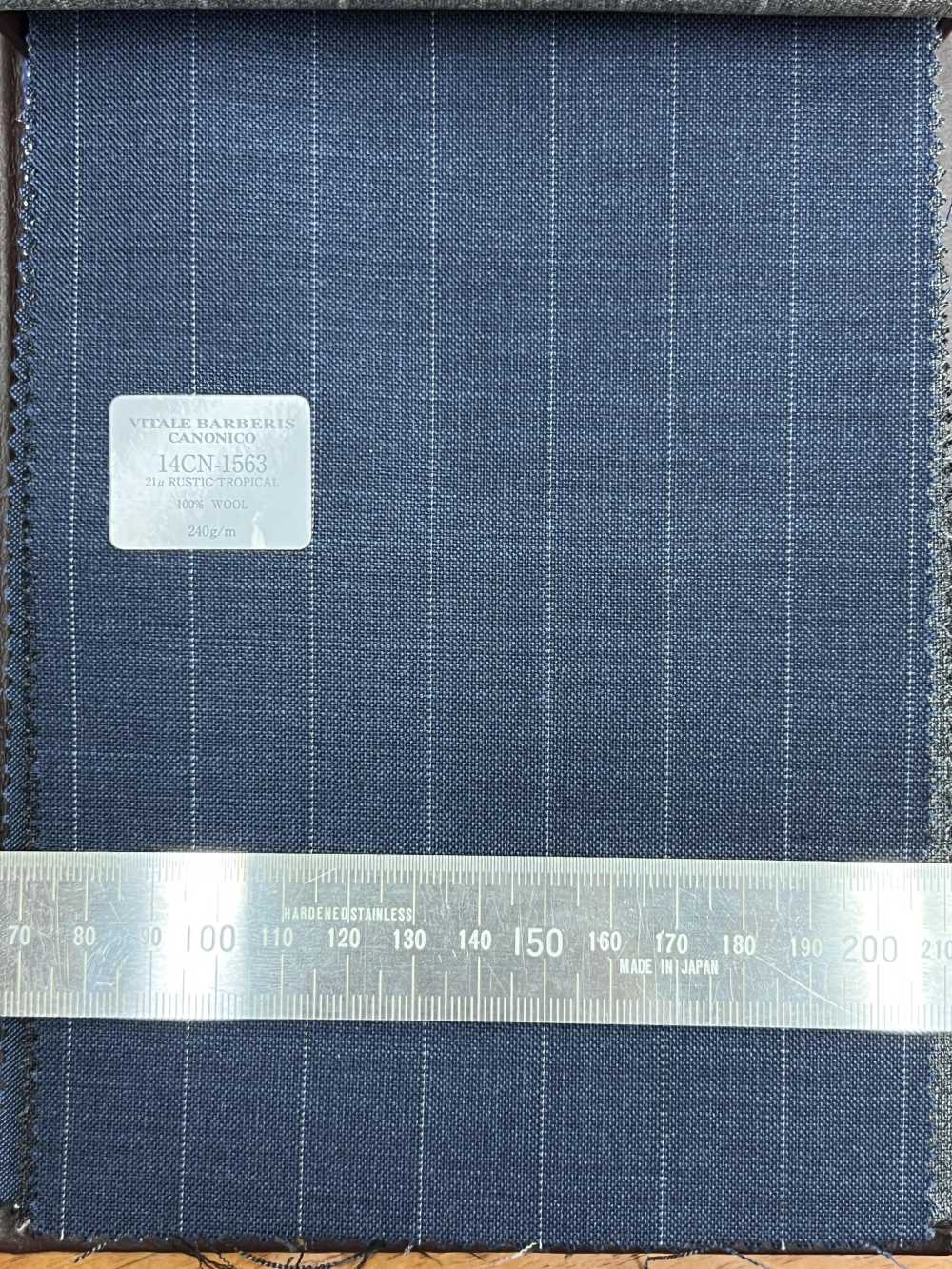 14CN1563 CANONICO 21μ RUSTIC TROPICAL條紋藍色[布料] 佳能