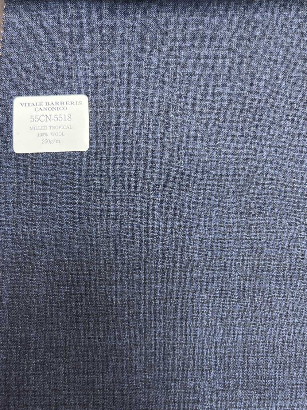 55CN5518 CANONICO MILLED TROPICAL 海軍藍格紋[布料] 佳能