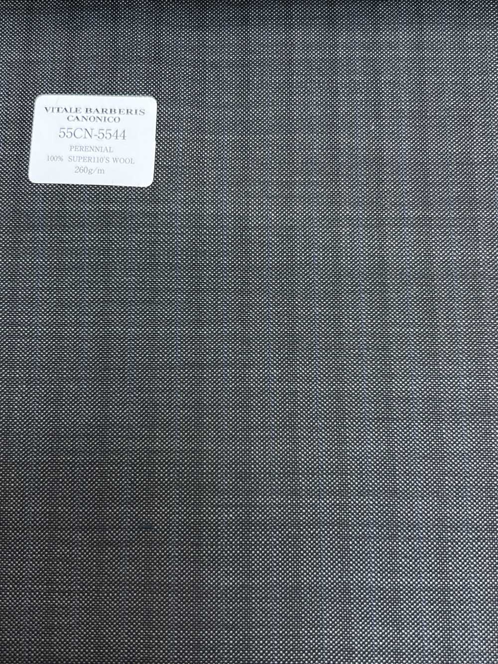 55CN5544 CANONICO PERENNIAL SUPER110'S 灰色條紋[布料] 佳能