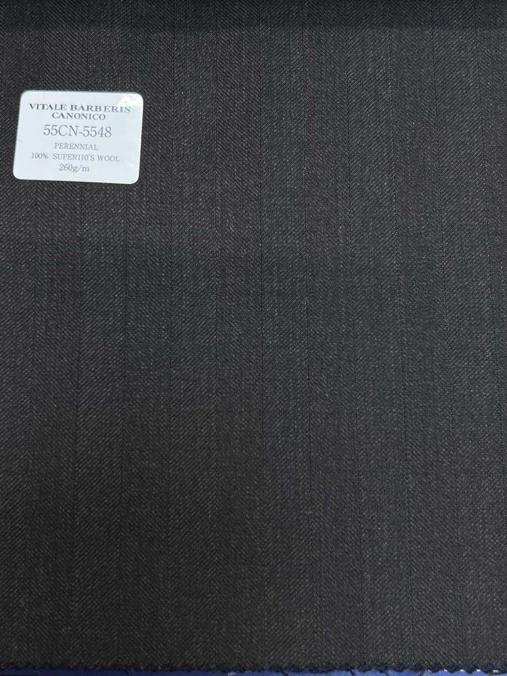 55CN5548 CANONICO PERENNIAL SUPER110'S 棕色編織條紋[布料] 佳能
