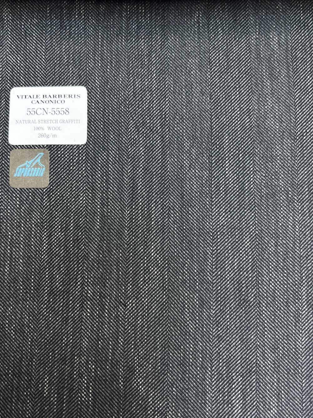 55CN5558 CANONICO 自然彈性塗鴉灰色混色[布料] 佳能
