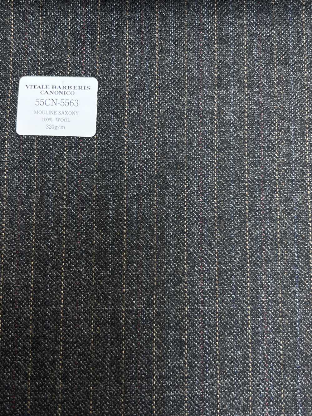 55CN5563 CANONICO MOULINE' SAXONY 灰色條紋[布料] 佳能