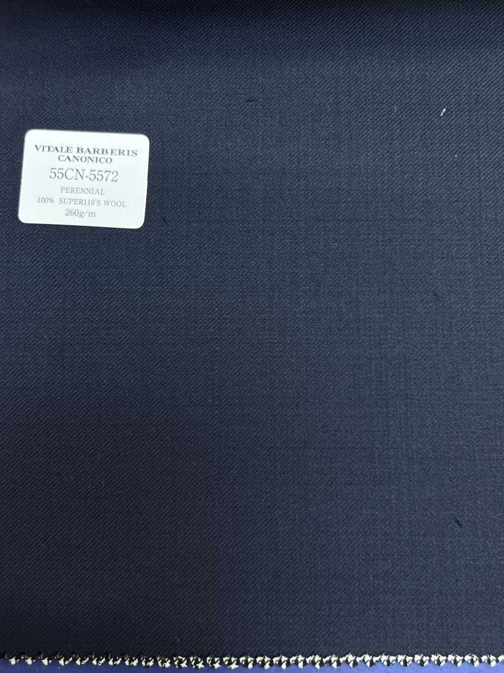 55CN5572 CANONICO PERENNIAL SUPER110'S 海軍藍純色[布料] 佳能