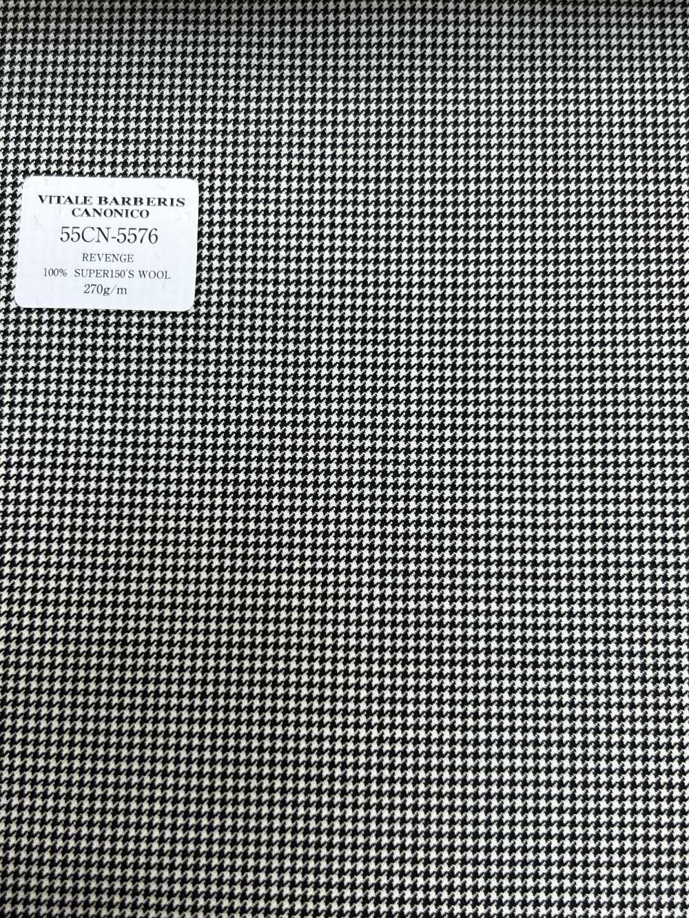 55CN5576 CANONICO REVENGE SUPER150'S 灰色千鳥格[布料] 佳能