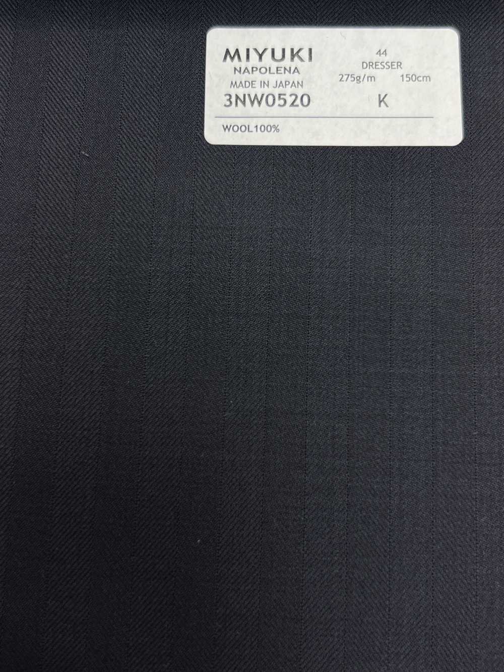 3NW0520 25AW NAPOLENA DRESSER(拿破崙·德萊瑟)人字紋海軍藍[布料] 美雪毛紡廠