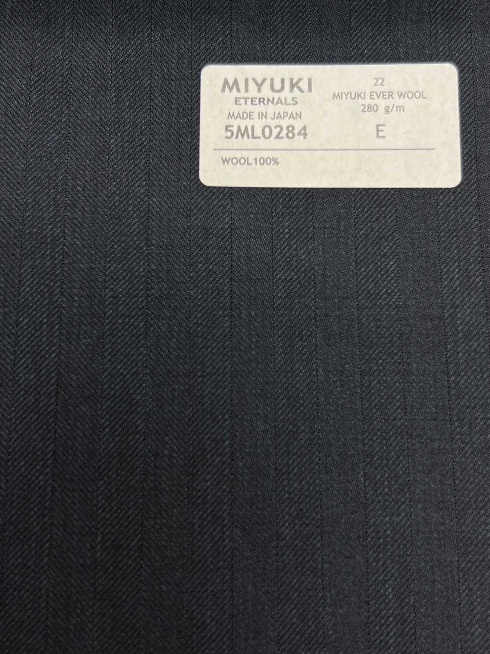 5ML0284 MIYUKI EVER WOOL（Miyuki Everwool）人字紋藍色[布料] 美雪毛紡廠