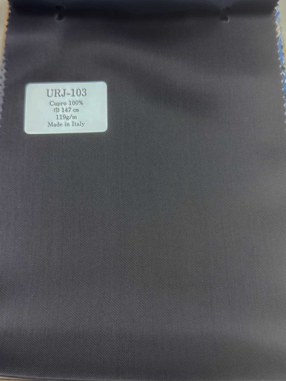URJ-103 義大利製的 100%銅氨，配上純色炭灰色裡料。 TCS