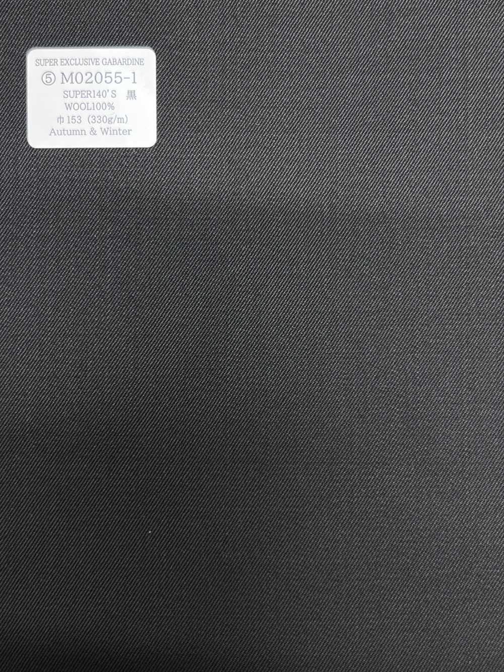 M02055-1 KUNISHIMA1850 獨家系列【SUPER EXCLUSIVE GABARDINE】 黑色 素色[布料] 國島株式會社