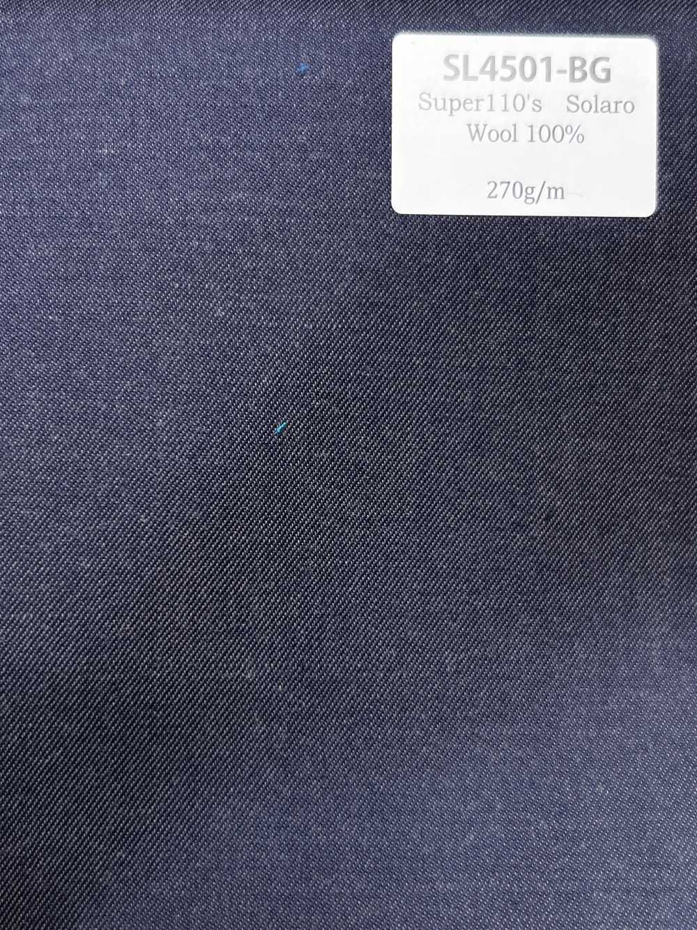 SL4501-BG 經典 國產 Super110’s 玉蟲羊毛彈力 藍灰色[布料] 細井商事株式會社