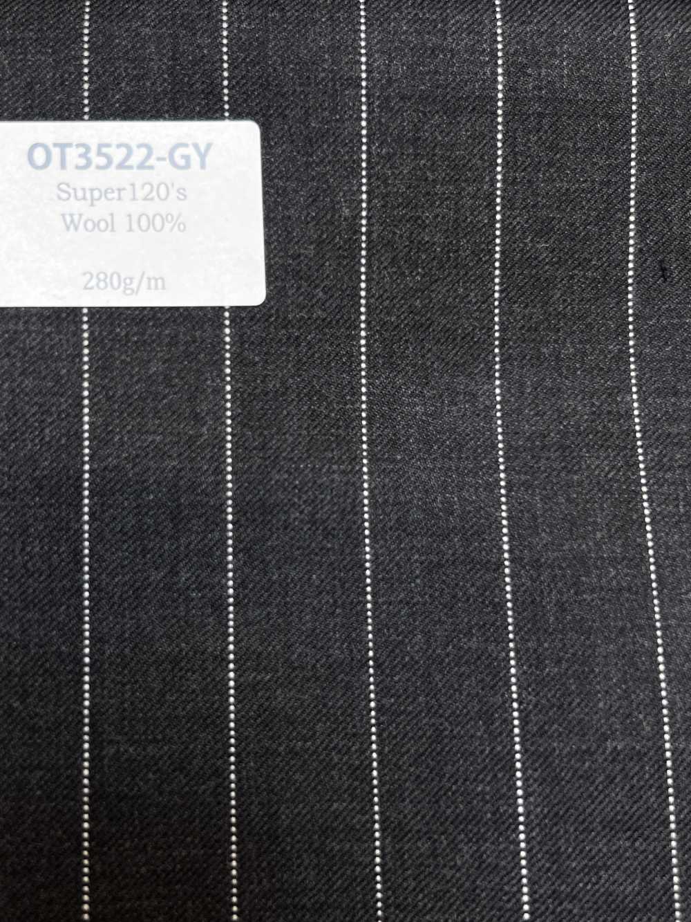 OT3522-GY 經典款 日本製 Super120's 100%羊毛 灰色[布料] 細井商事株式會社
