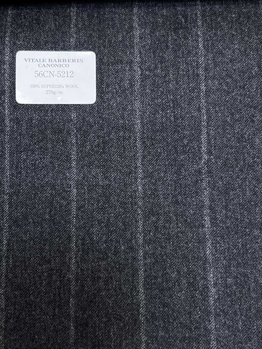 56CN5212 CANONICO（卡諾尼科）法蘭絨 CLASSICS 灰色條紋[布料] 佳能
