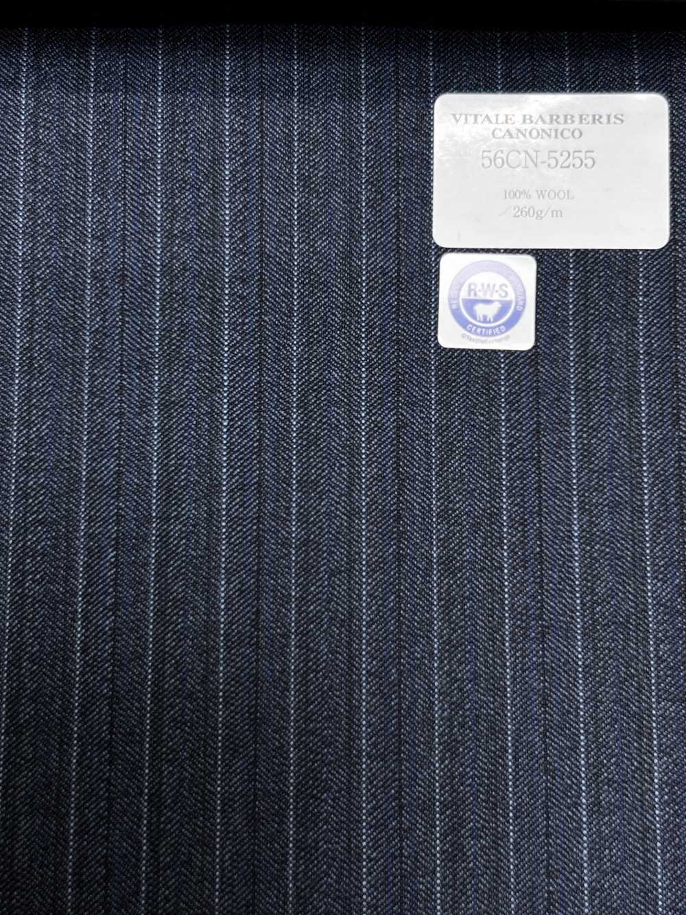 56CN5255 CANONICO RWS 21 PRUNELLE 海軍藍條紋[布料] 佳能