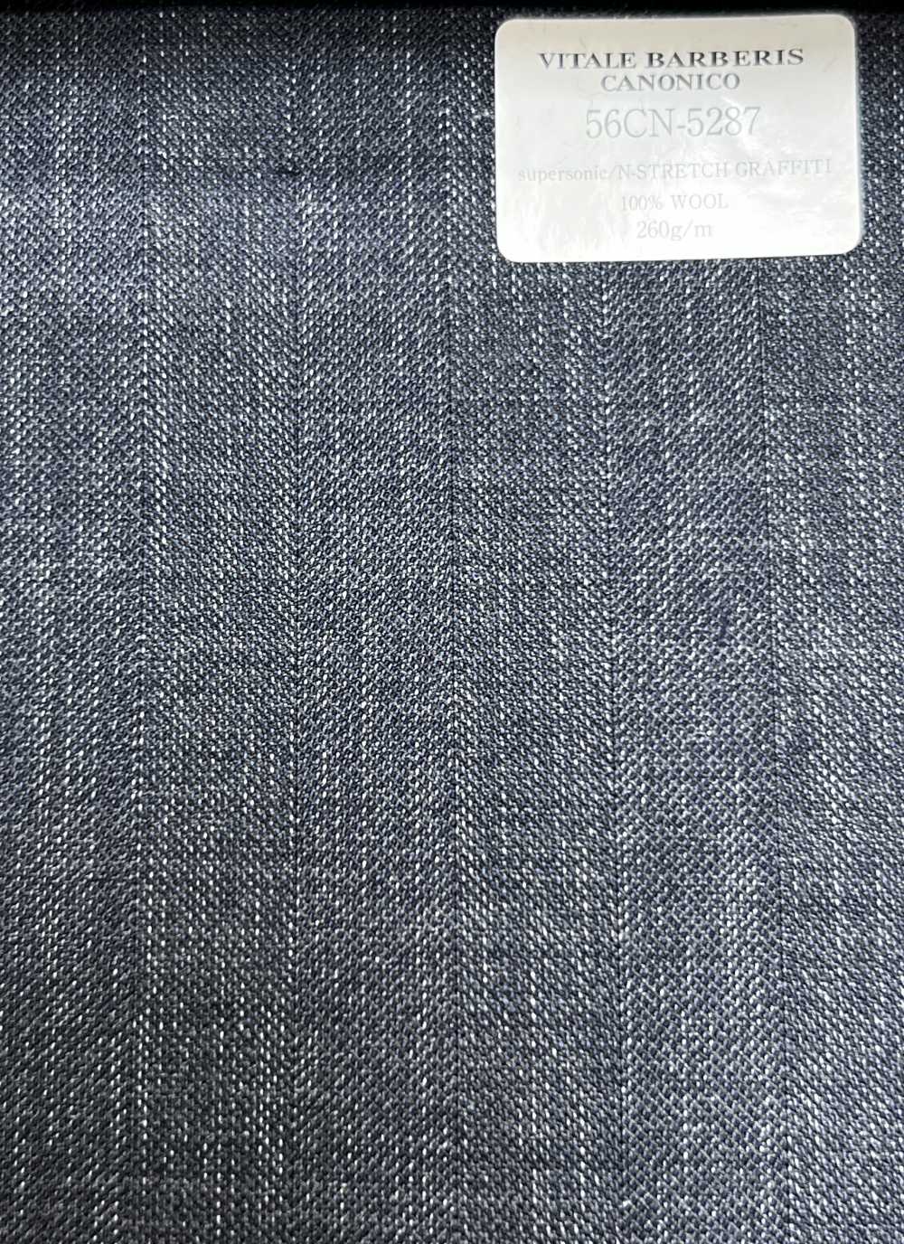 56CN5287 CANONICO(卡諾尼科) supersonic/NATURAL STRETCH GRAFFITI 藍灰色[布料] 佳能