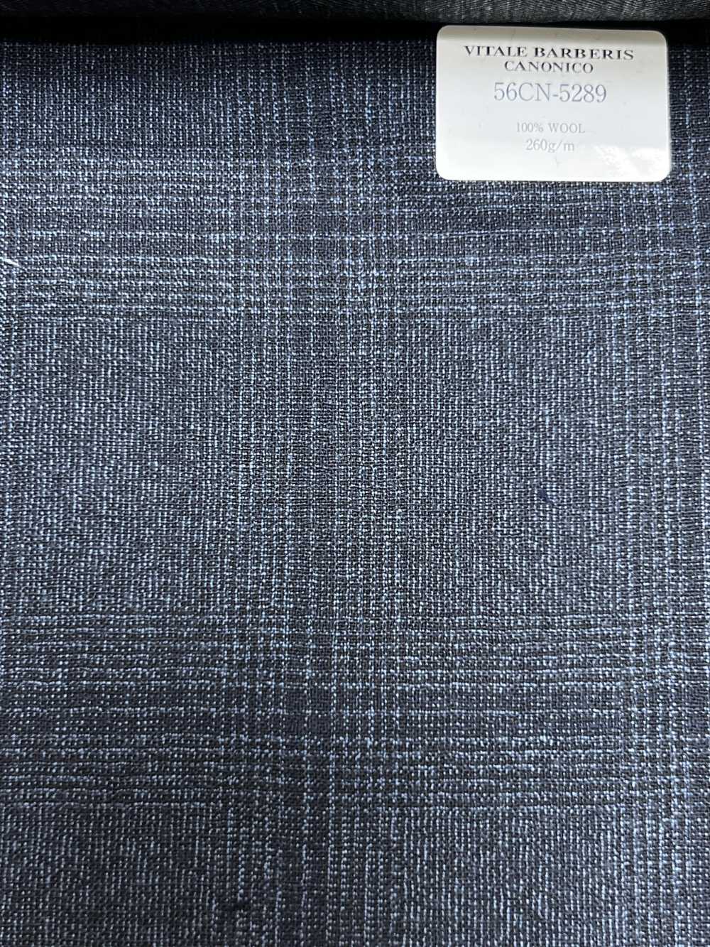 56CN5289 CANONICO 精紡熱帶 海軍藍 格倫格紋[布料] 佳能