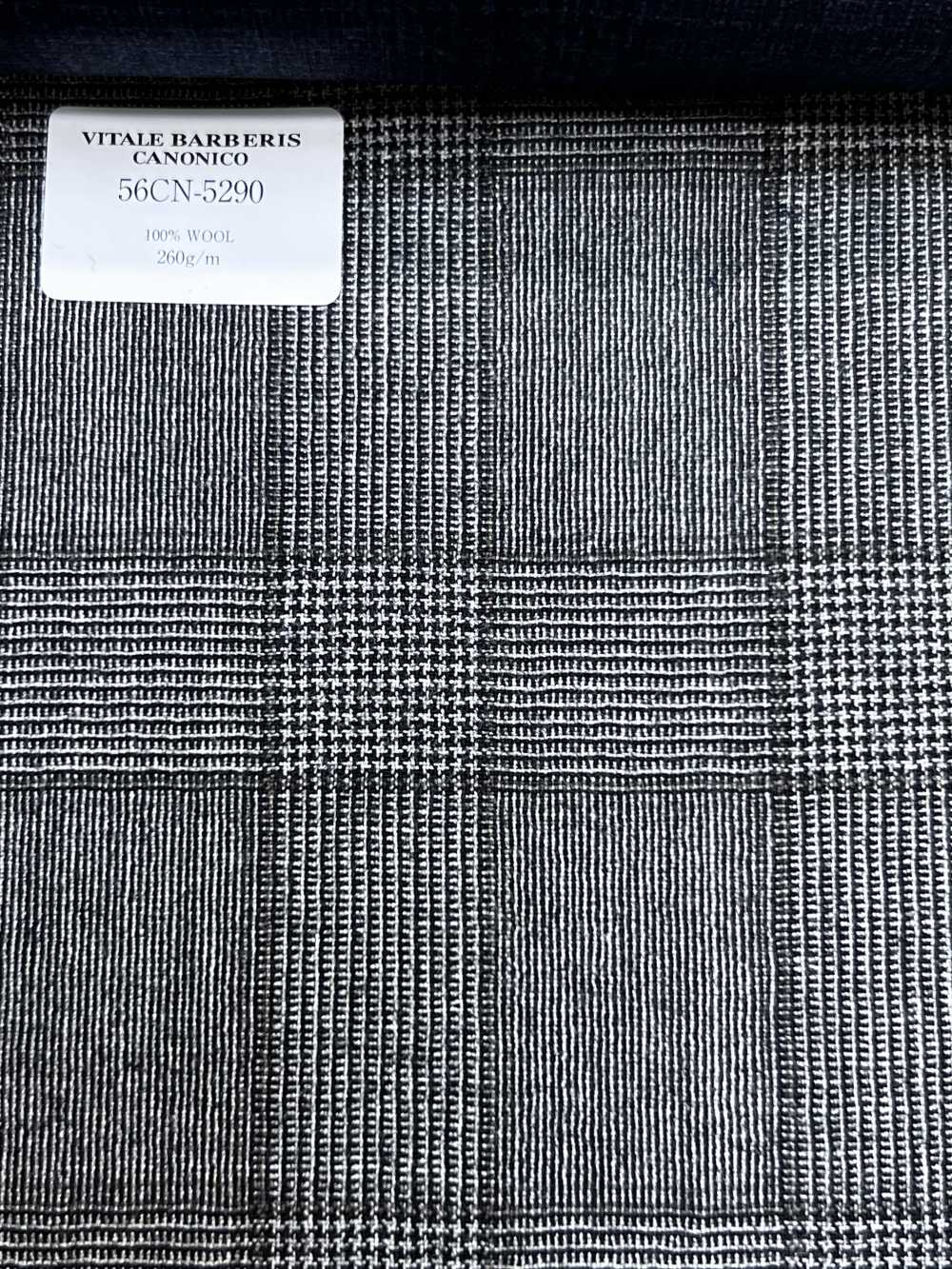56CN5290 CANONICO（卡諾尼科） 磨毛熱帶呢 棕色格倫格紋[布料] 佳能