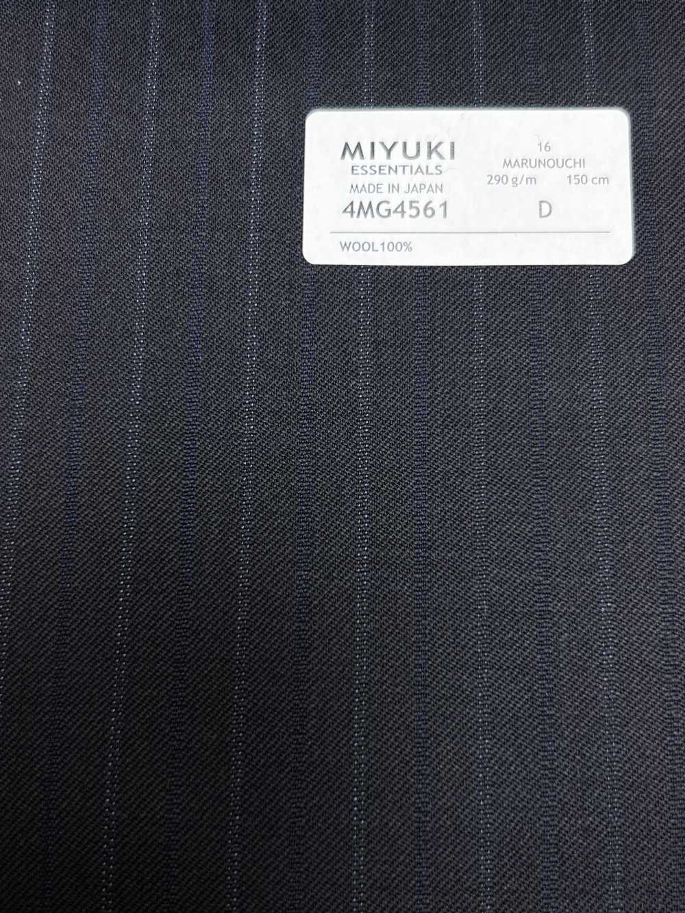 4MG4561 26AW MARUNOUCHI 斜紋 藏青 條紋[布料] 美雪毛紡廠