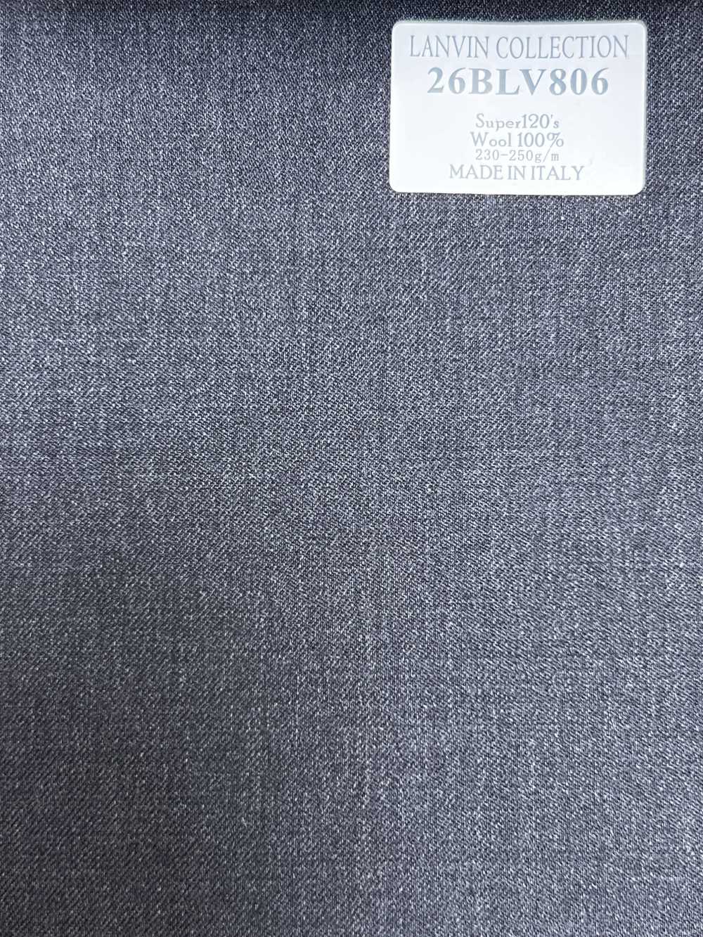 26BLV806 LANVIN COLLECTION Super120's 灰色 素色[布料] 細井商事株式會社