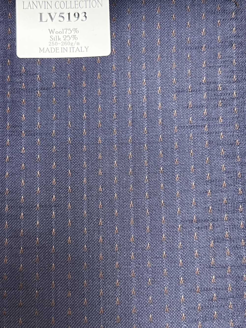 LV5193 LANVIN COLLECTION 海軍藍×棕色 條紋[布料] 細井商事株式會社