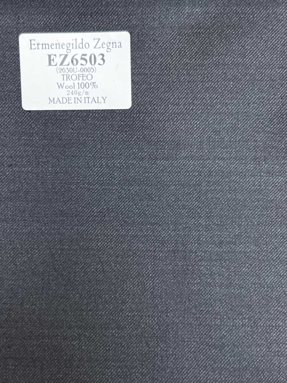 EZ6503 Ermenegildo Zegna TROFEO 深灰色 素色[布料] 細井商事株式會社