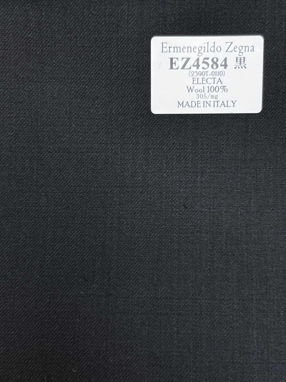 EZ4584 Ermenegildo Zegna ELECTA 黑色 素色[布料] 細井商事株式會社