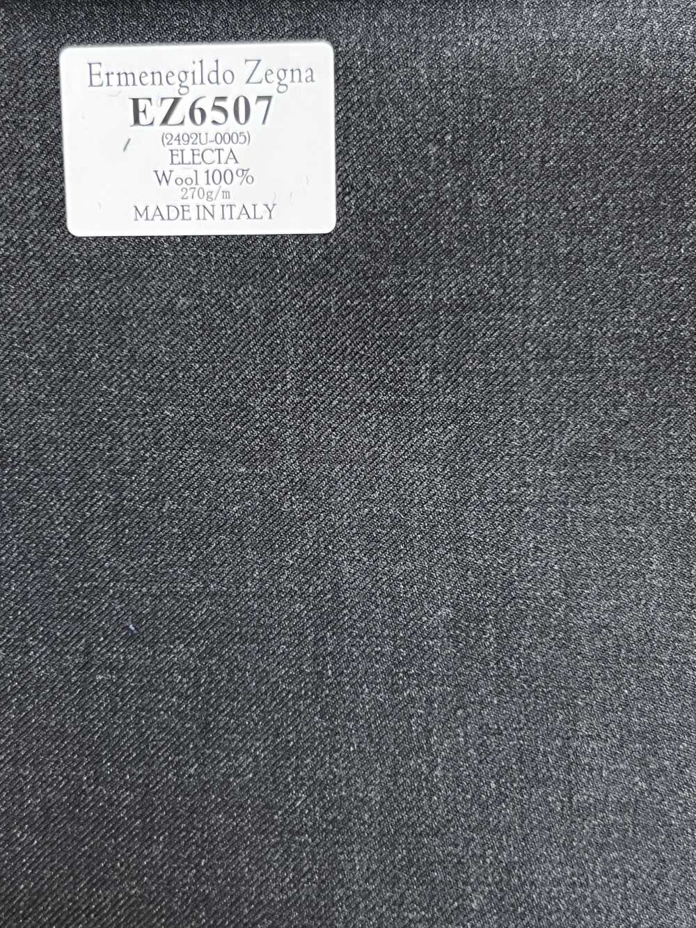 EZ6507 Ermenegildo Zegna ELECTA 深灰色 素色[布料] 細井商事株式會社