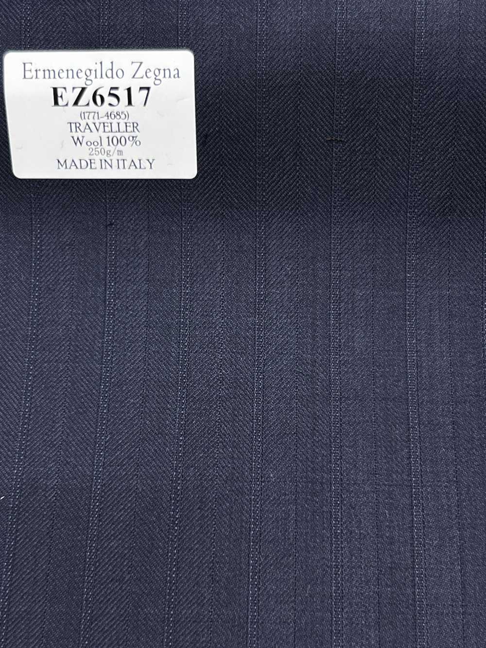 EZ6517 Ermenegildo Zegna TRAVELLER 海軍藍 條紋[布料] 細井商事株式會社