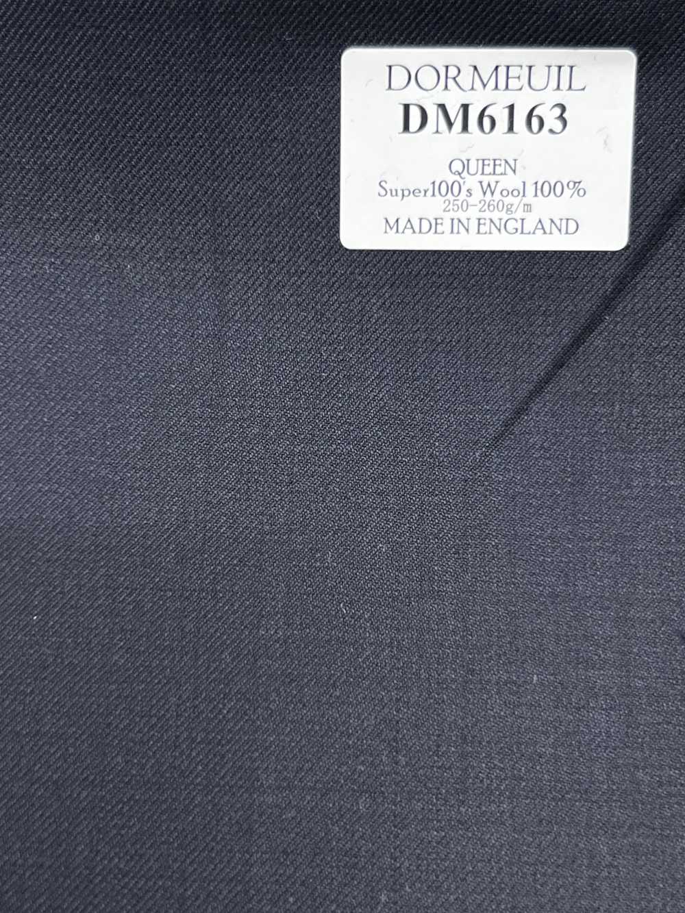 DM6163 DORMEUIL QUEEN Super100's 深藏藍 素色[布料] 細井商事株式會社