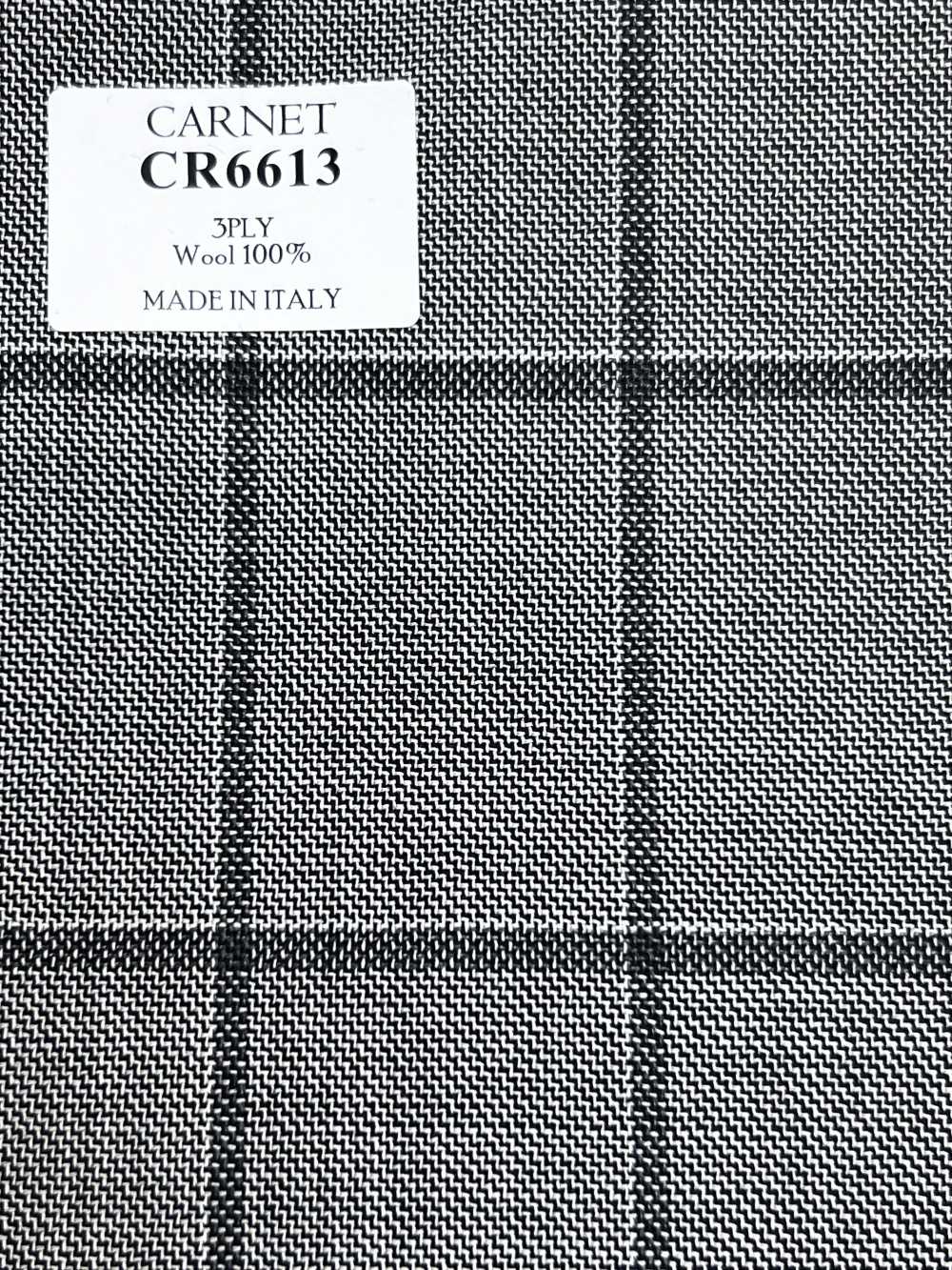 CR6613 CARNET 3PLY 淺灰色 格紋[布料] 細井商事株式會社